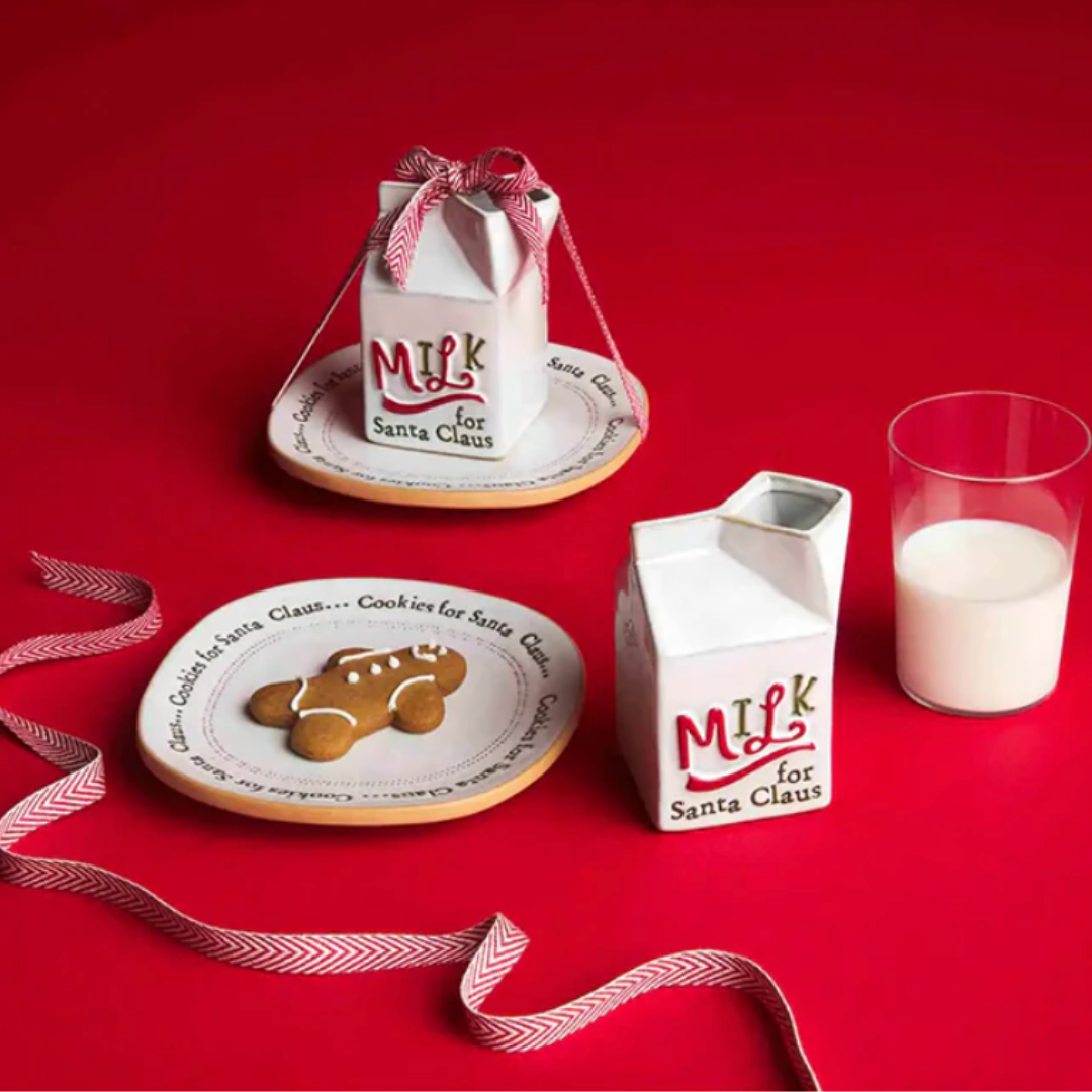 Milk & Cookies For Santa Set