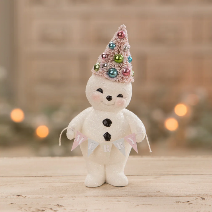 Pastel Merry Snowman