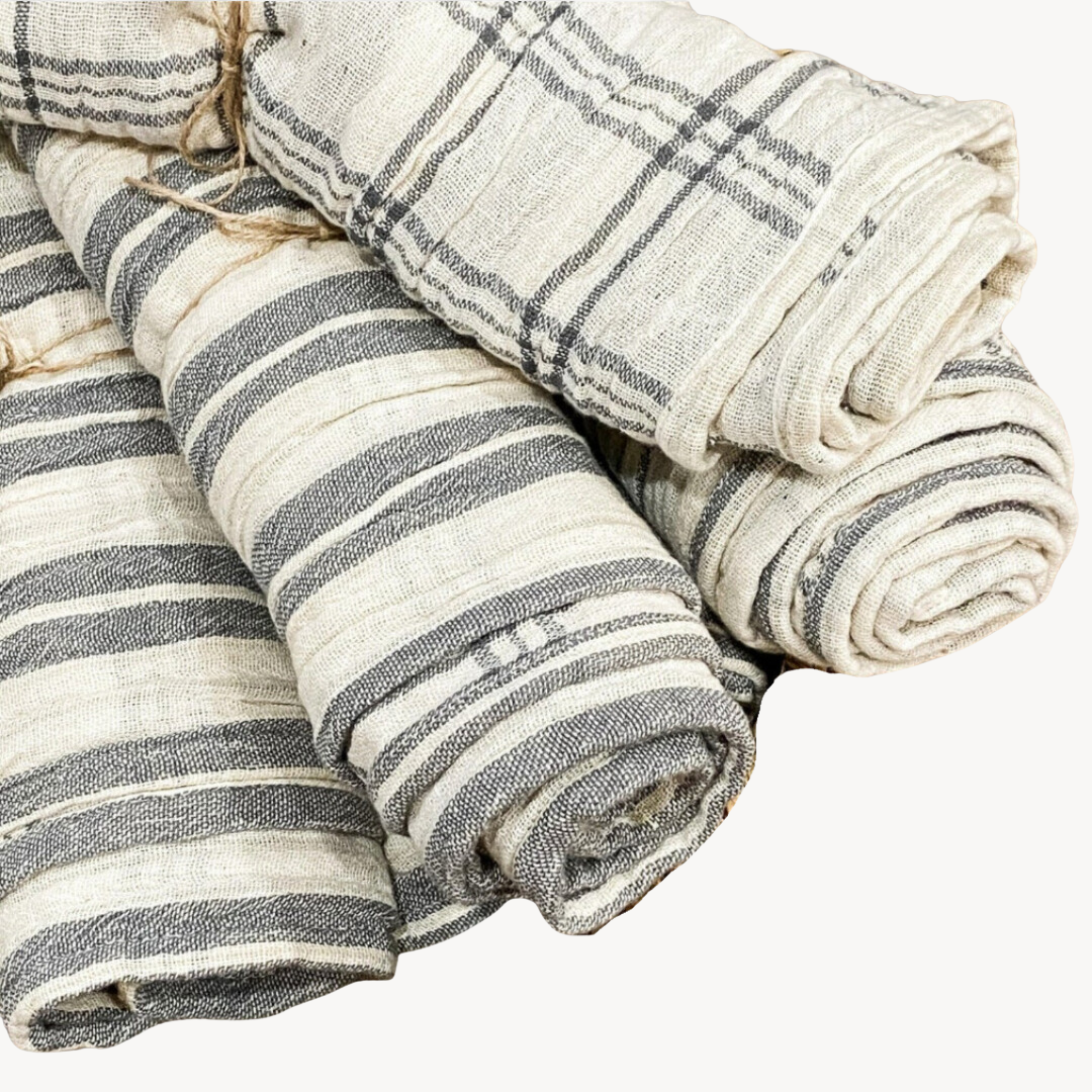 Farmhouse Double-Cloth Table Runner
