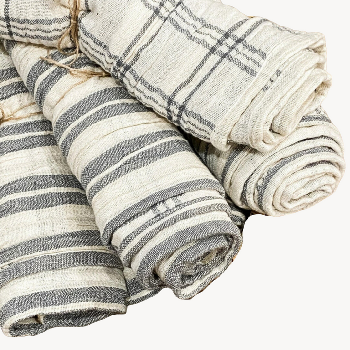 Farmhouse Double-Cloth Table Runner