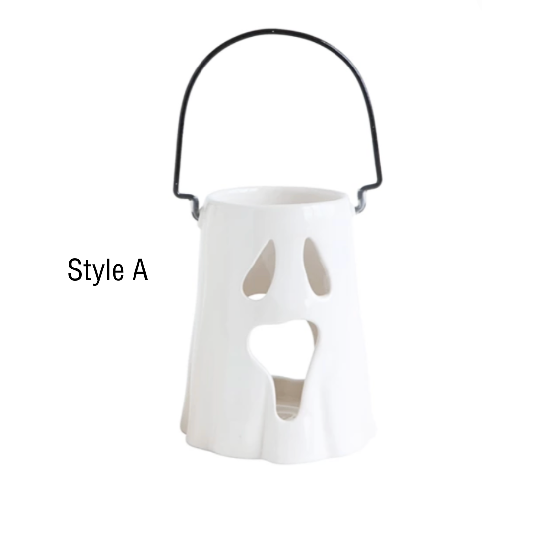 Ceramic Ghost Lantern