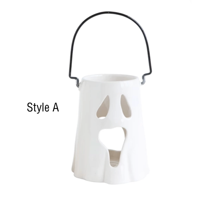 Ceramic Ghost Lantern