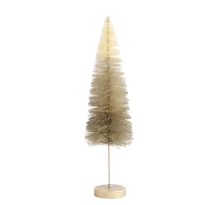 Set/7 Sisal Ombre Bottle Brush Trees