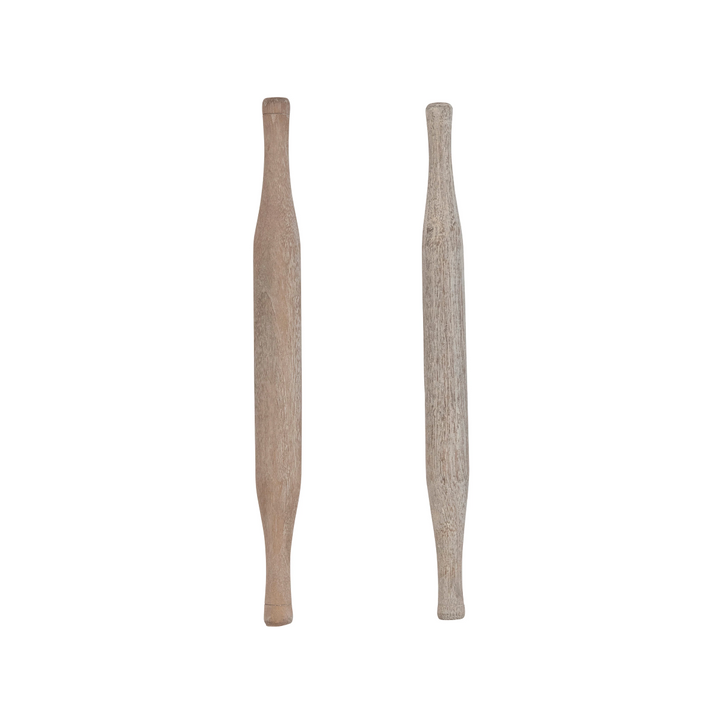 Set/3 Found Wood Roti Pins