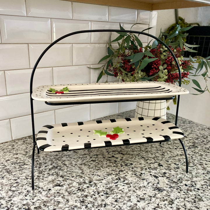 Heartful Home Serving Stand With Platters