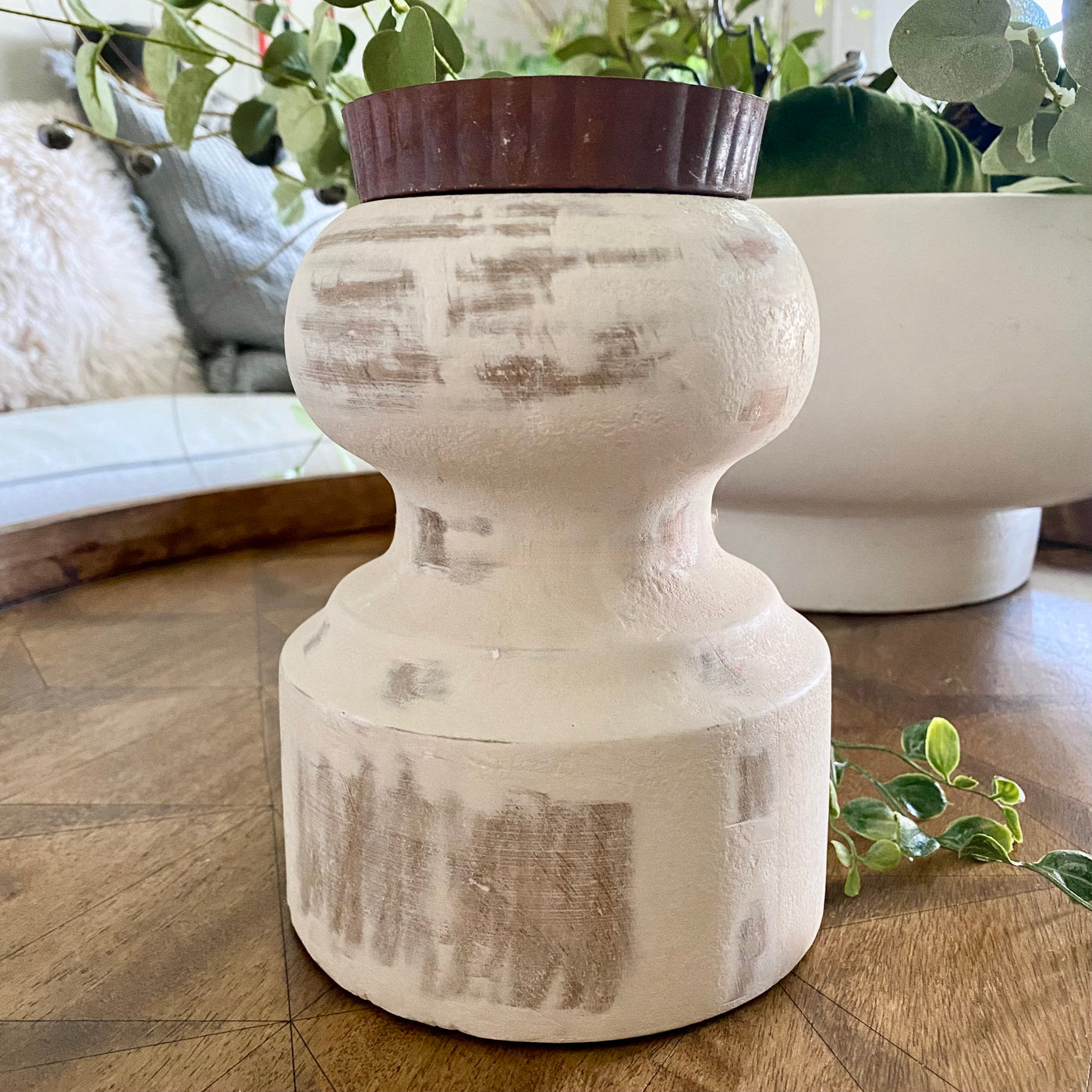 Rustic Farmhouse Candle Stands