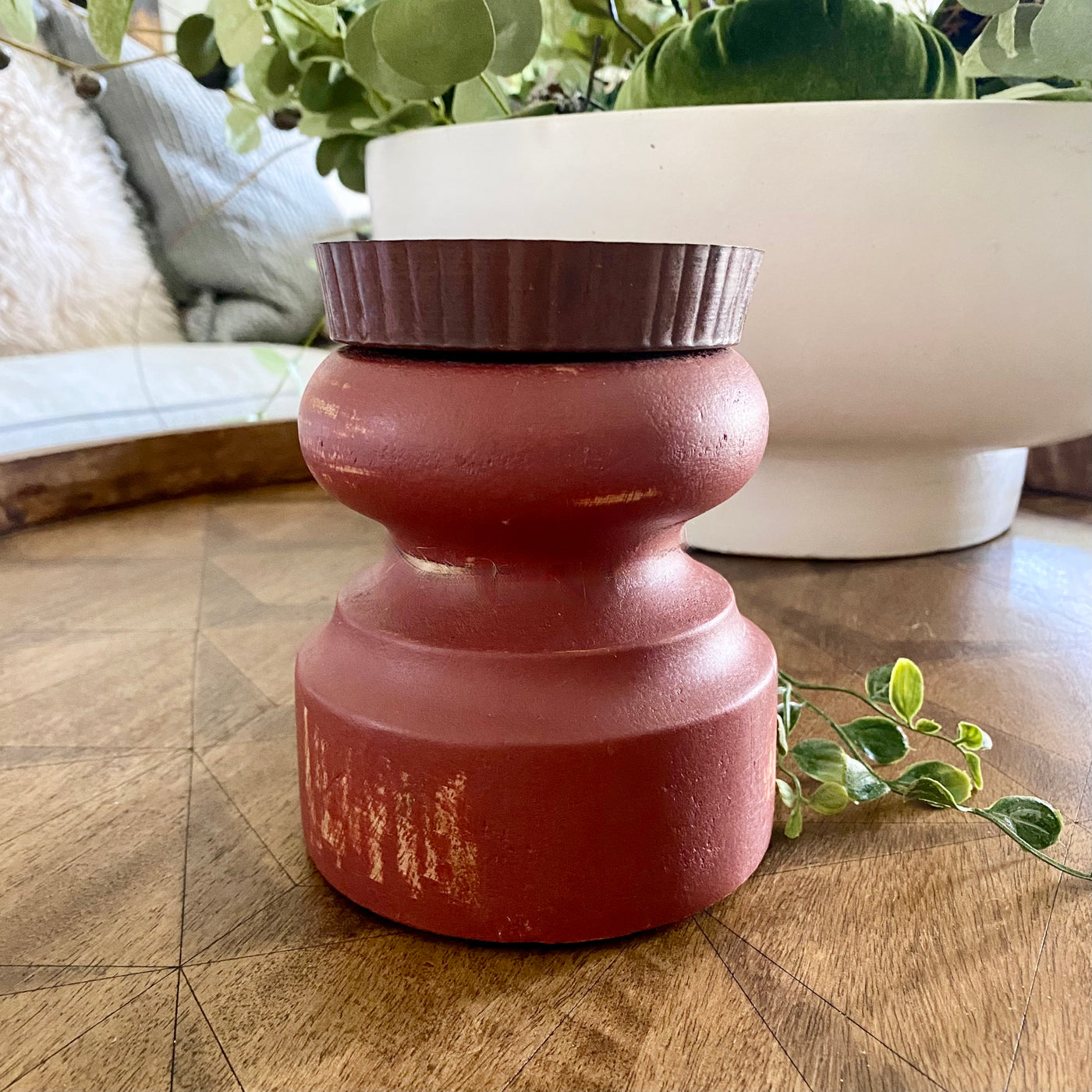 Rustic Farmhouse Candle Stands