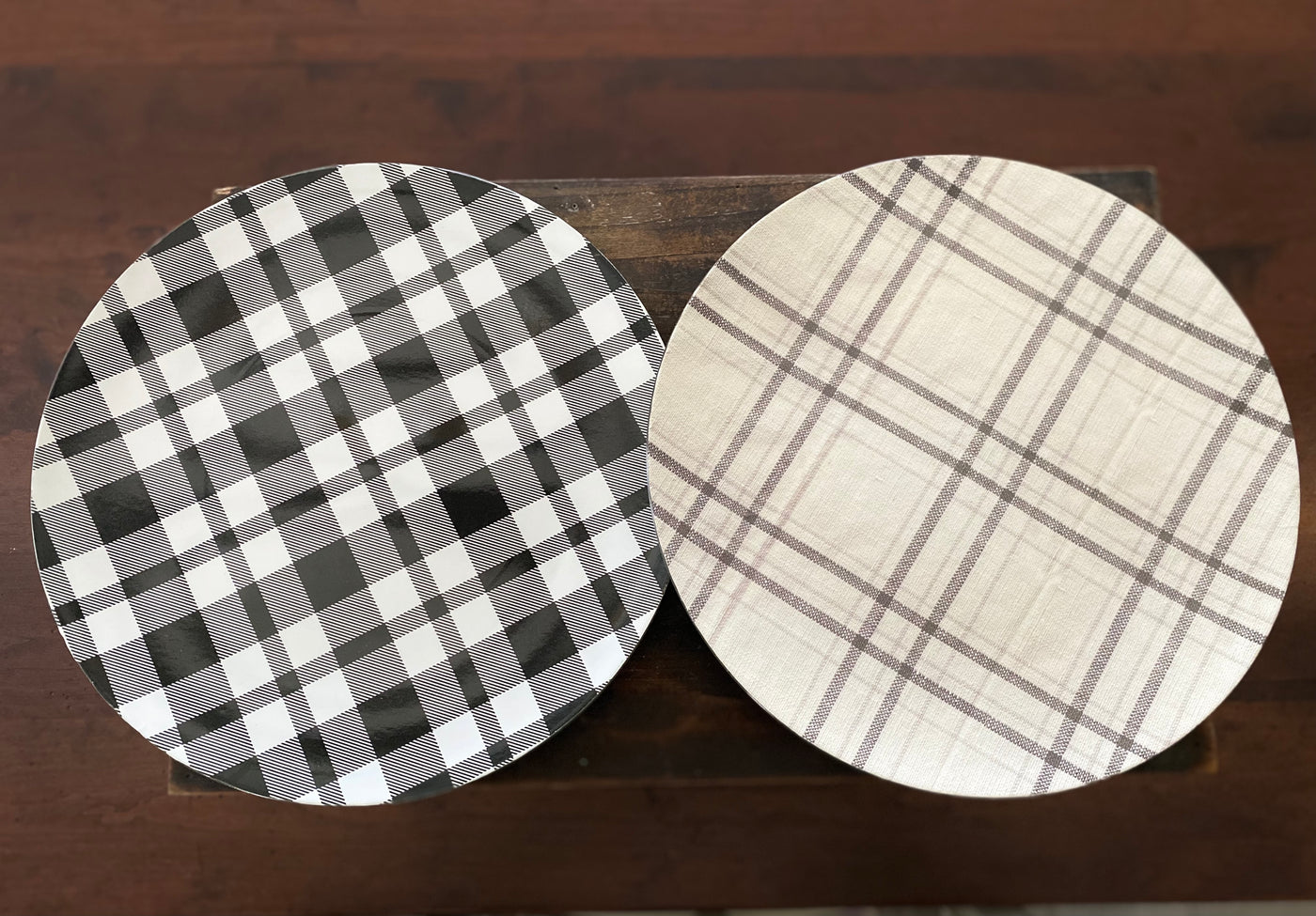 S/4 Pattern Charger Plates