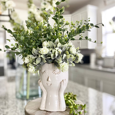 June Face Vase