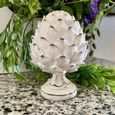 Weathered Artichoke Pedestal