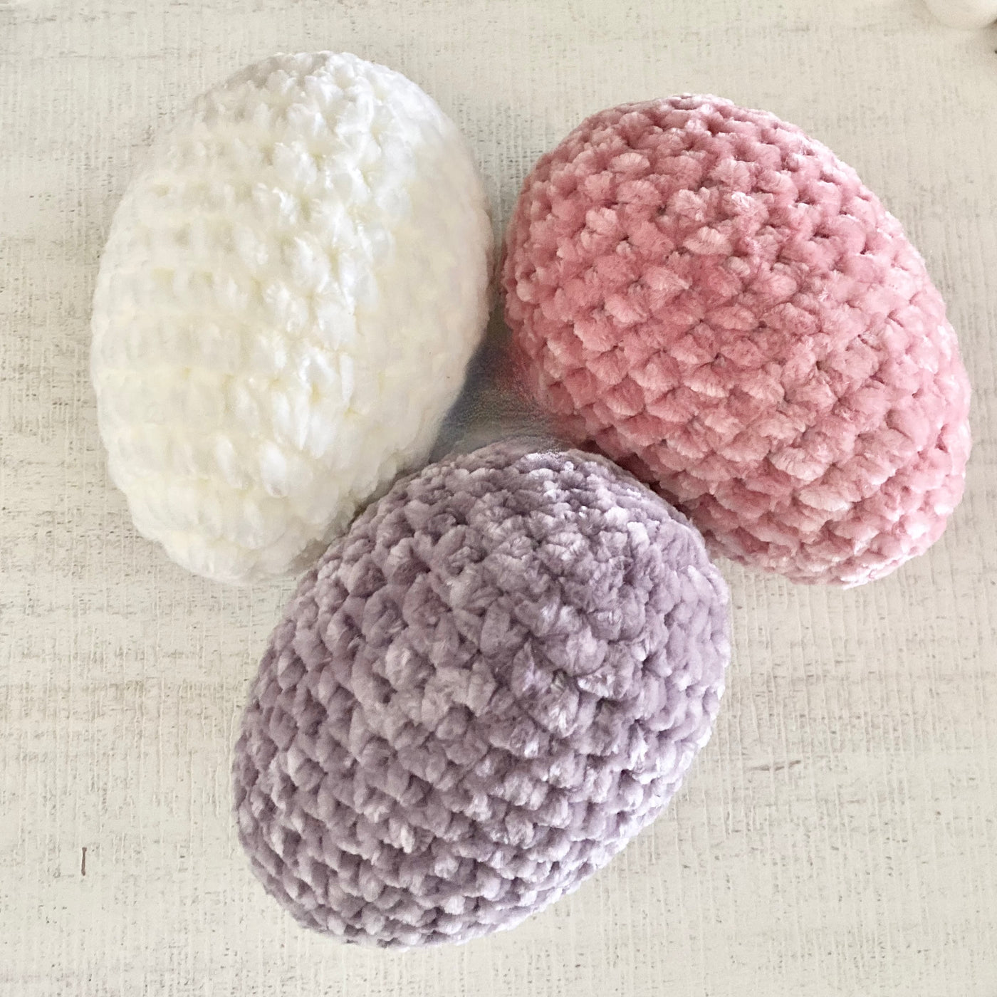 Set/3 Crochet Easter Eggs