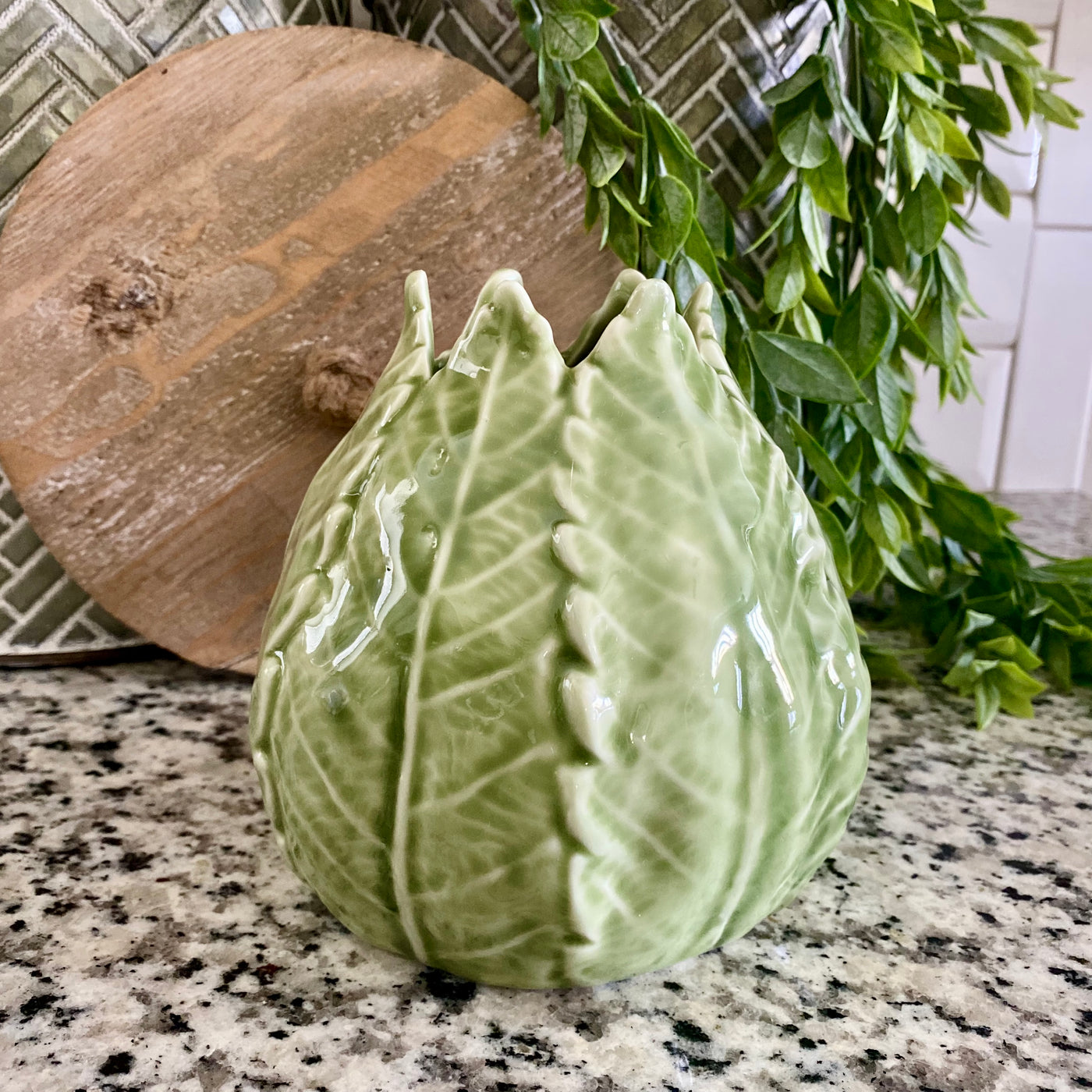 Ceramic Leaf Vases