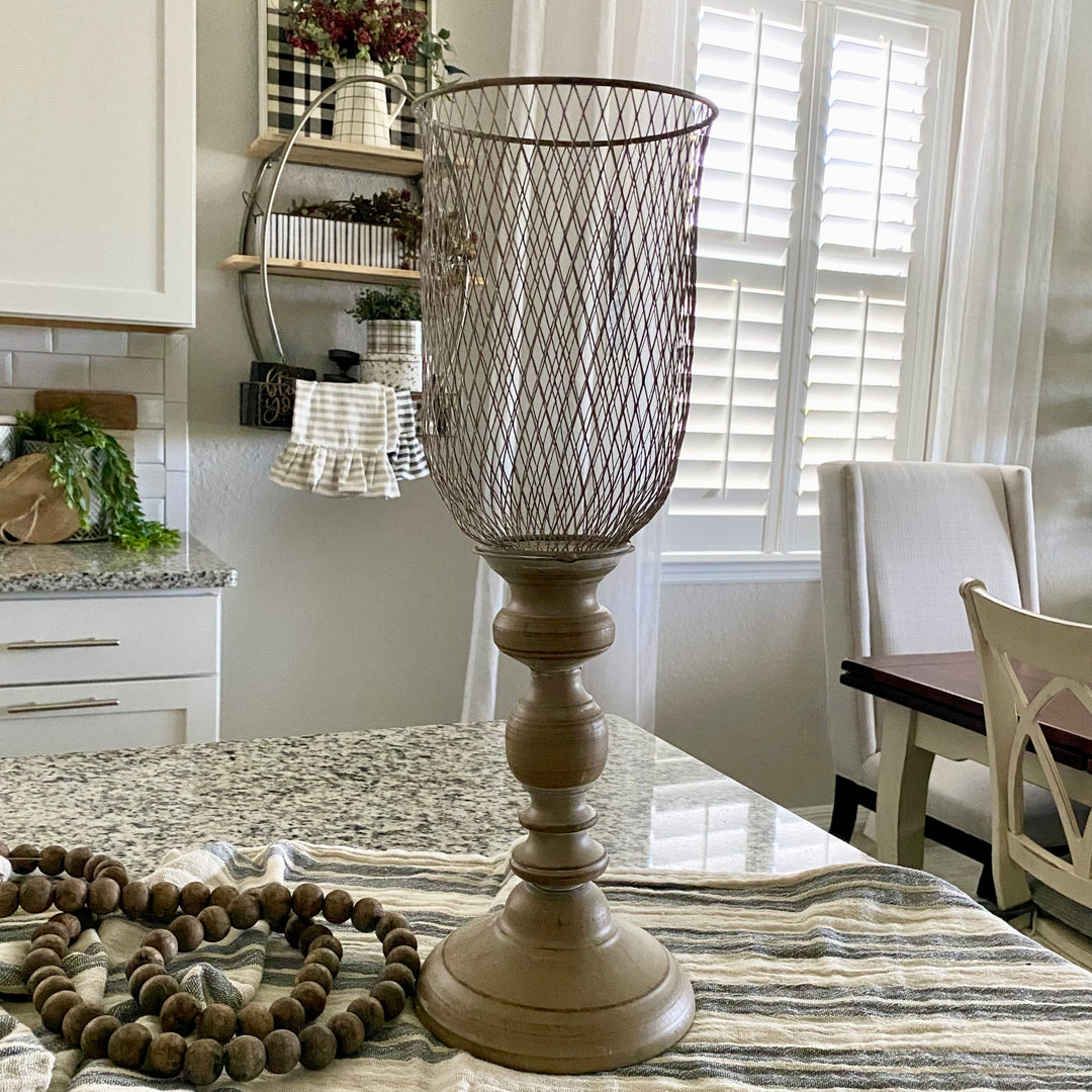 Mesh Candle Stand