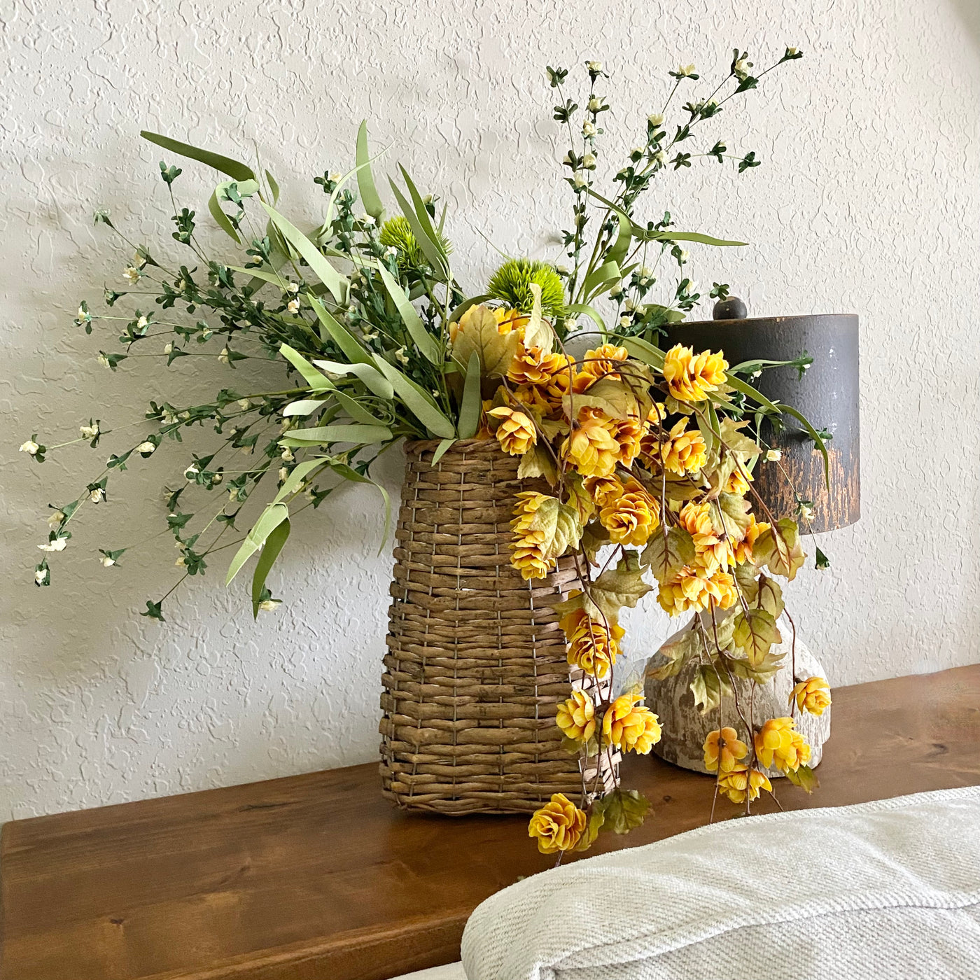 French Country Style Wall Basket