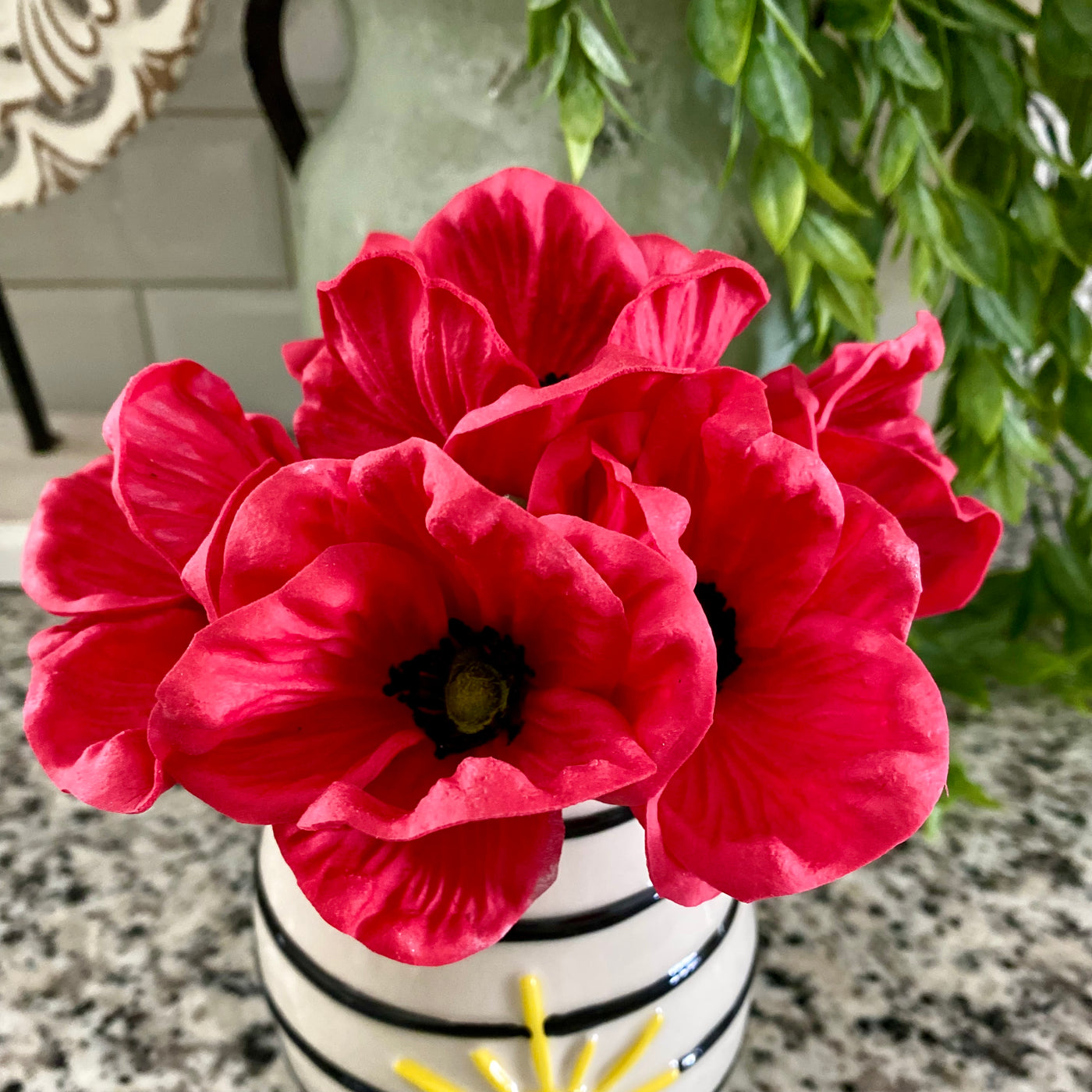 Real Touch Red Poppy Bundle