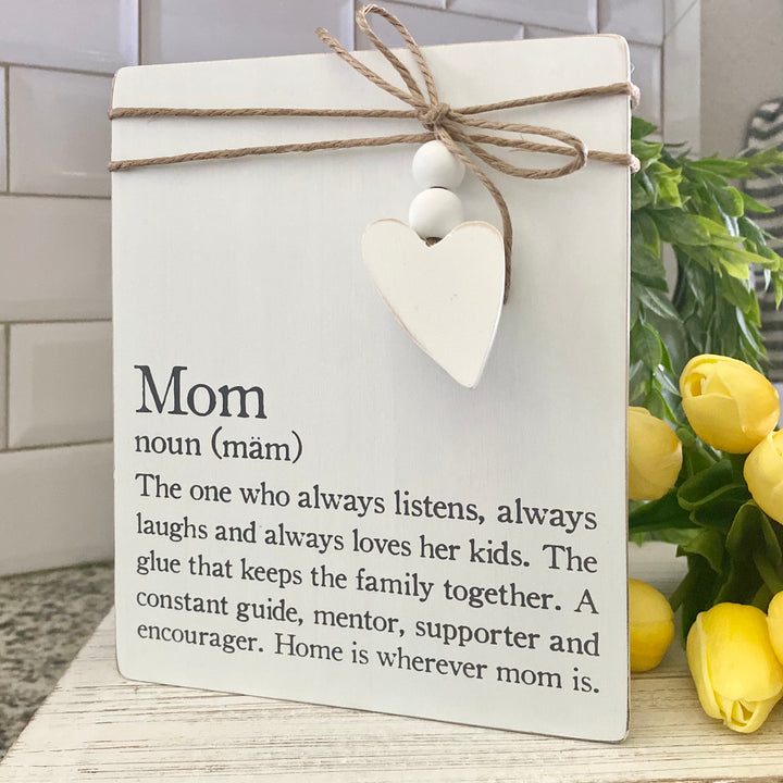 Mom Definition Plaque