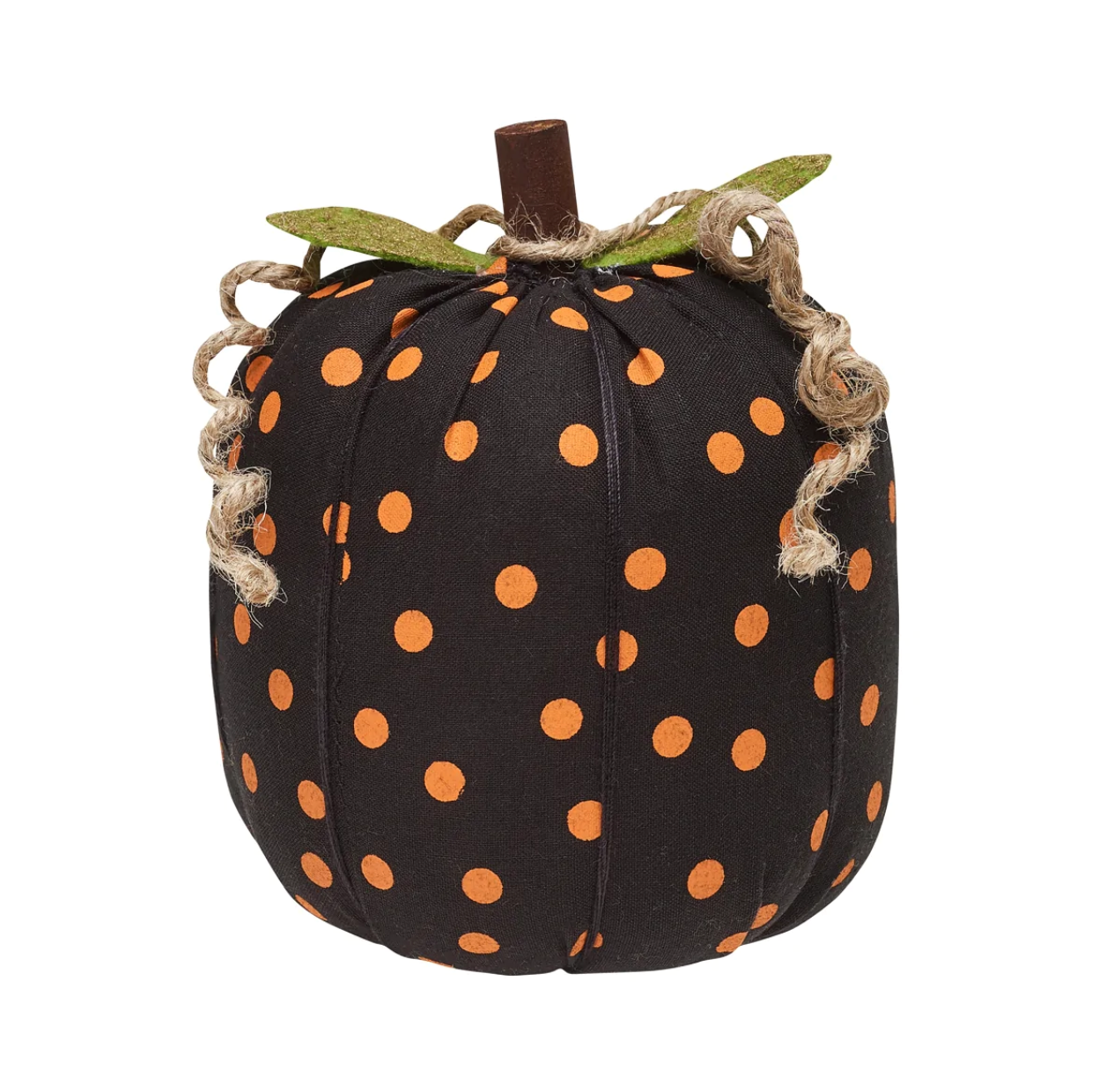Patterned Fabric Stuffed Pumpkins