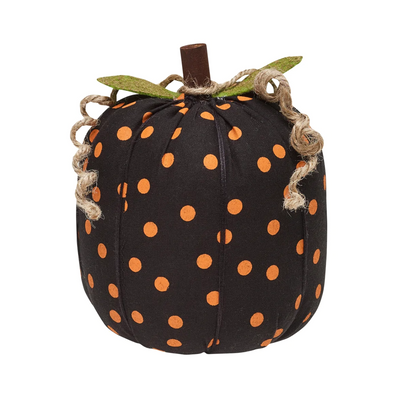 Patterned Fabric Stuffed Pumpkins