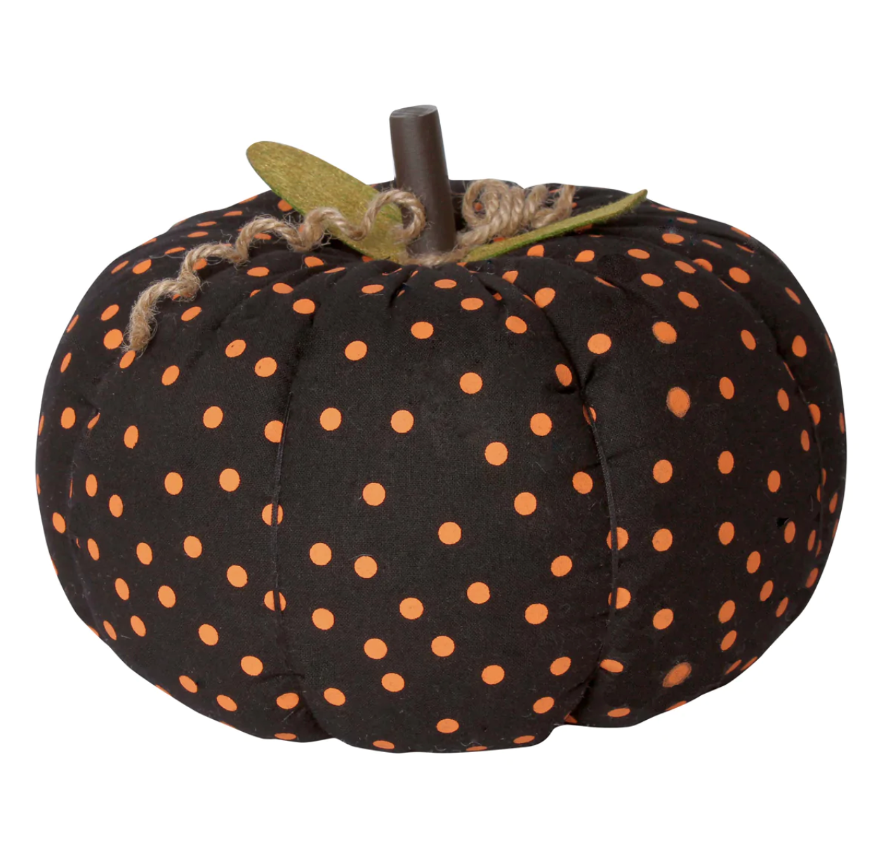 Patterned Fabric Stuffed Pumpkins