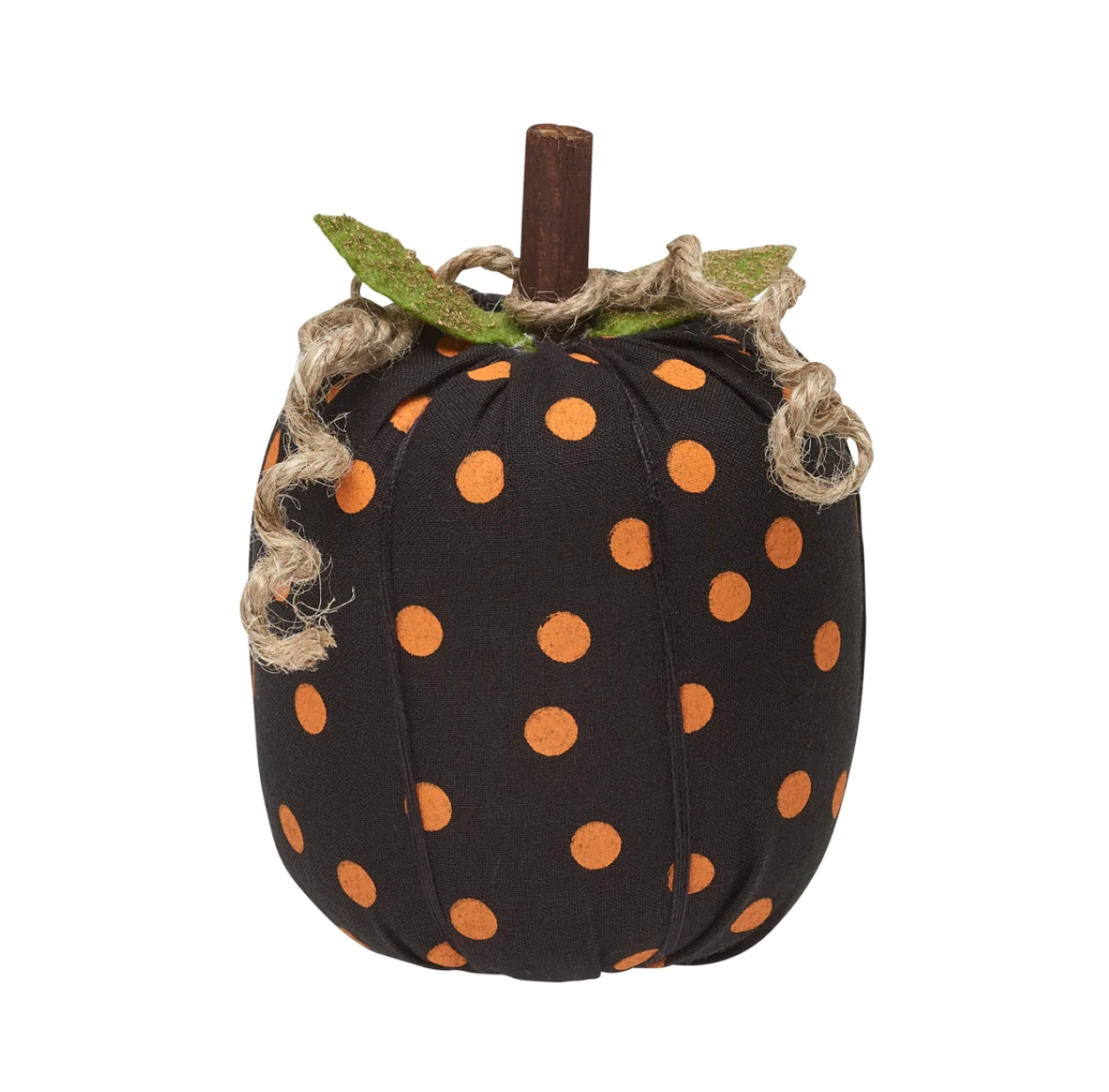 Patterned Fabric Stuffed Pumpkins