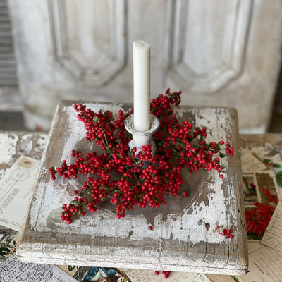 Red Berry Candle Ring