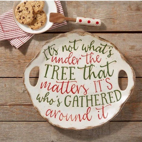 Christmas Cookie Plate Set