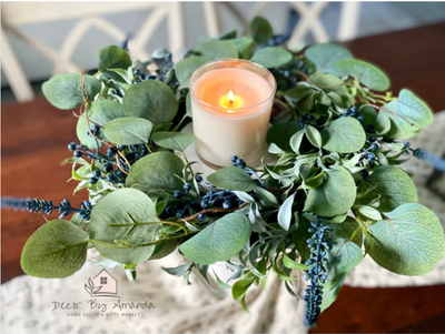 Blueberries Candle Ring