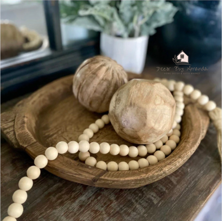 Wood Teak Balls