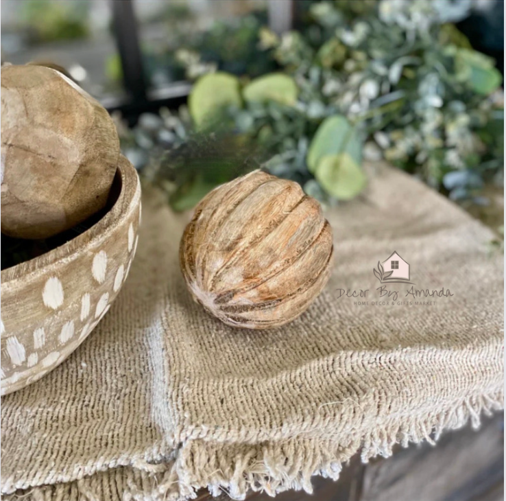 Wood Teak Balls