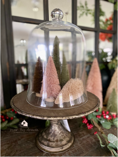 6" Sisal Bottle Brush Trees