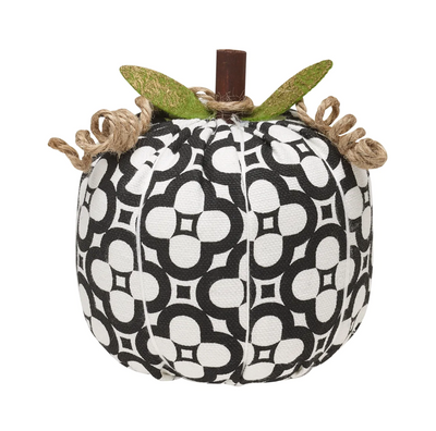 Patterned Fabric Stuffed Pumpkins