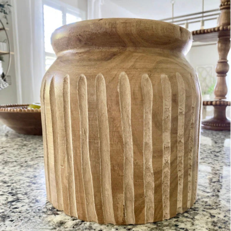 Chelsea Wood Vase
