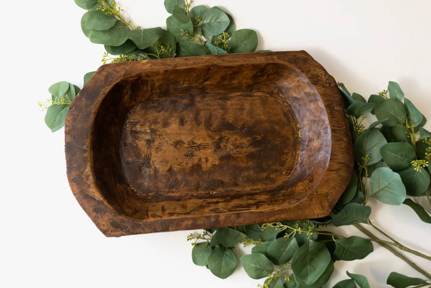 Rustic Carved Bowls