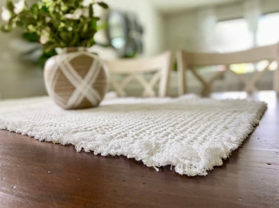Waffle Weave Table Runner