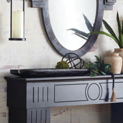Large Black Dough Bowl
