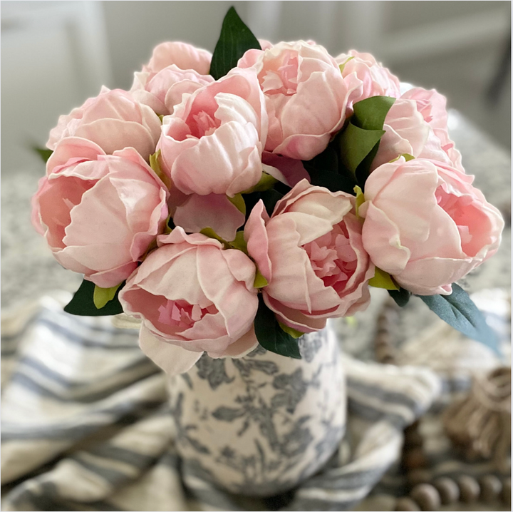 Pink Real Touch Peony Bundle