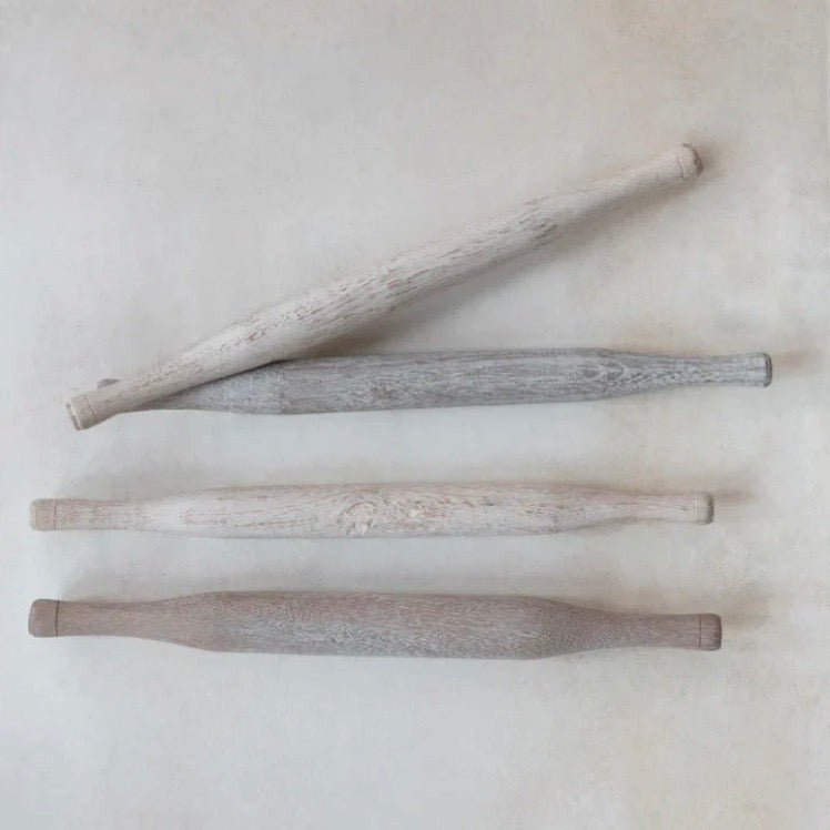 Set/3 Found Wood Roti Pins