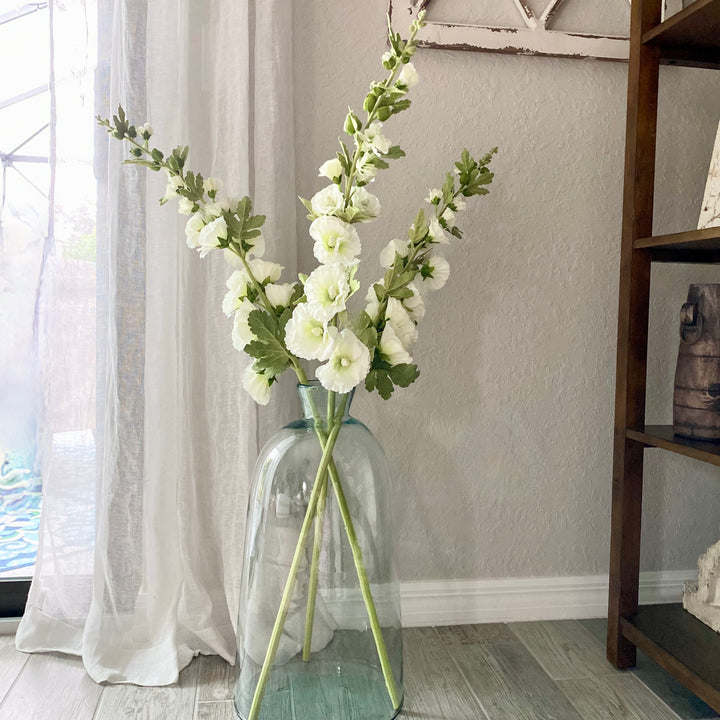 White Hollyhock Stem
